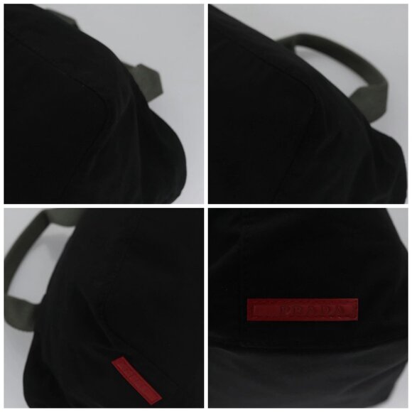PRADA Sports Hand Bag Nylon Black Auth 103409 - Picture 14 of 16